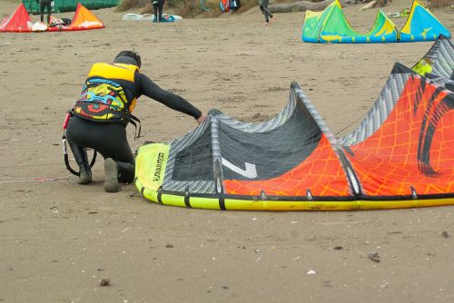 kite surfing wing water sport