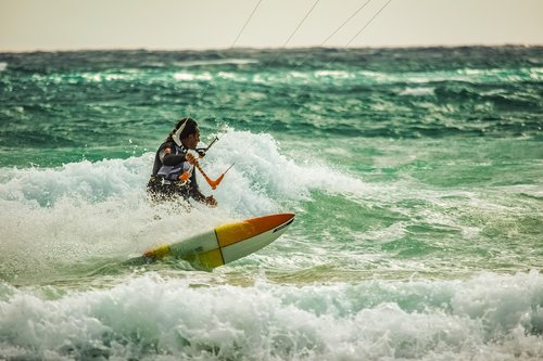 kiteboarding  surf  surfer