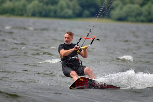 kitesurfing  water  summer