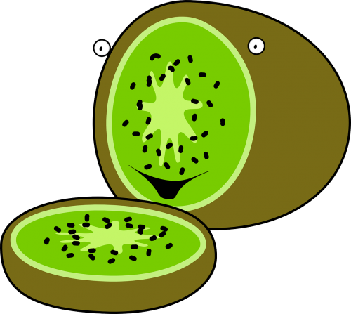 kiwi face fruit