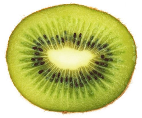 kiwi slice green