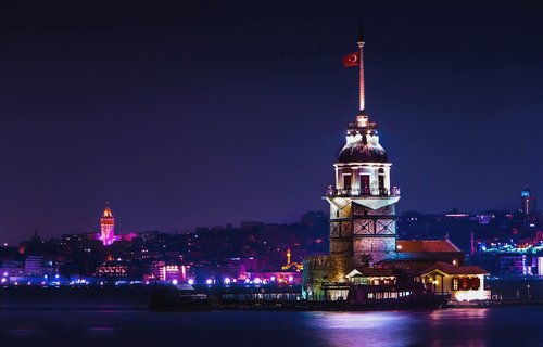 kizkulesi  istanbul  city