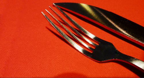 knife fork cutlery