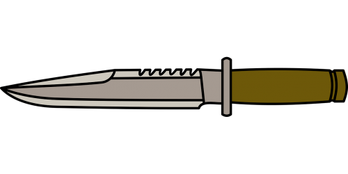 knife combat sharp