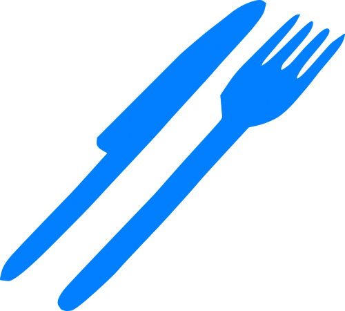 knife fork utensils