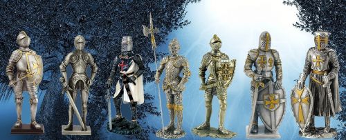 knight middle ages figurine