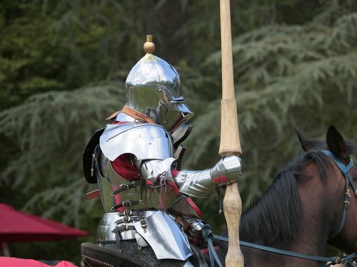 knight  middle ages  horse