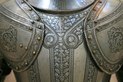 knights armor suit of armor metal