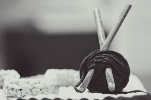 knit knitting knitting needles