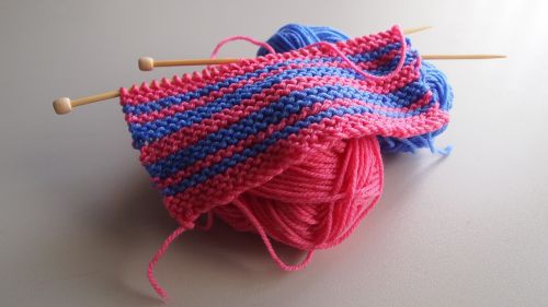 knitting knitting needles wool