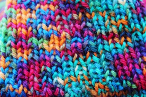 knitting socks rib