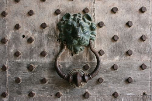 knocker lion door