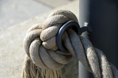 knot hemp rope rope knot