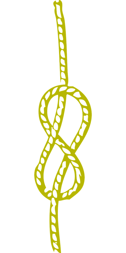 knot yellow rope