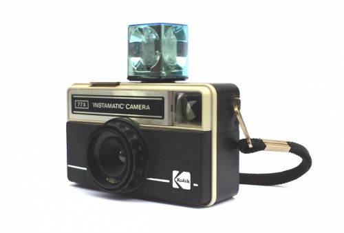 Kodak Instamatic /w Flash &amp; Strap