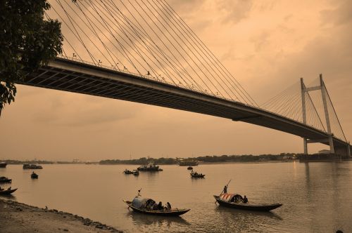 kolkata suspension bridge bridge