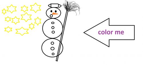 Coloring - Snowman