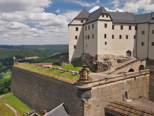 königstein  castle  elbe