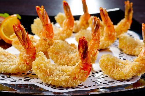 korean cuisine food shrimp