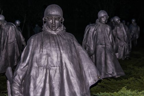 korean veterans memorial washington dc stainless steel
