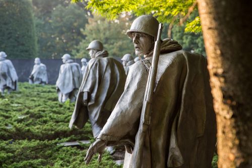 korean war memorial washington dc soldiers