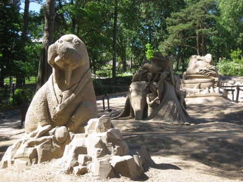 korkeasaari sand sculpture sand sculptures