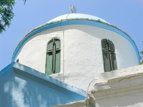kos greek island little church