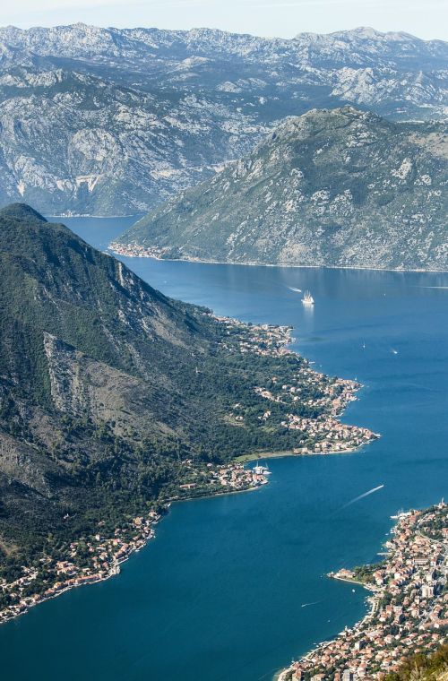 kotor montenegro blue