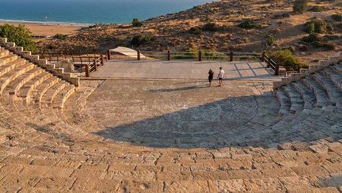 kourion ancient amphitheater  kourion  theatre