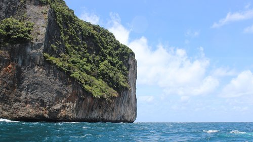 krabi  rocky islands  ocean