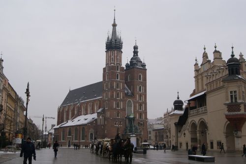 kraków church the market