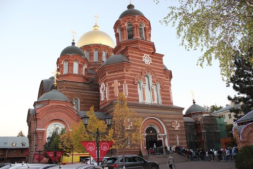 krasnodar  russia  cathedral