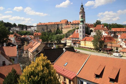 krumlov city historical