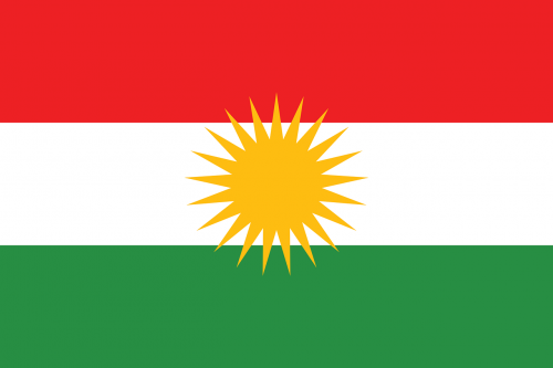 kurdistan flag country