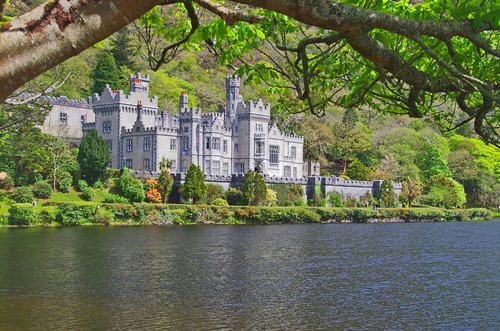 kylemore abbey  ireland  castle