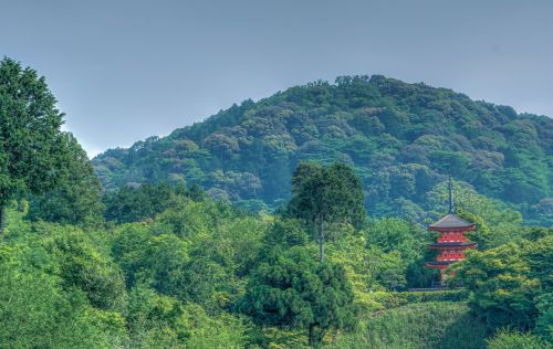 kyoto japan mountains