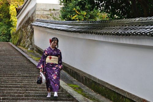 kyoto  kimono  japan