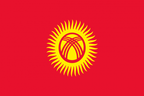 kyrgyzstan flag national flag