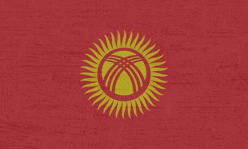 kyrgyzstan flag flags