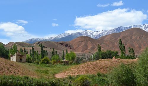 kyrgyzstan mountains snow