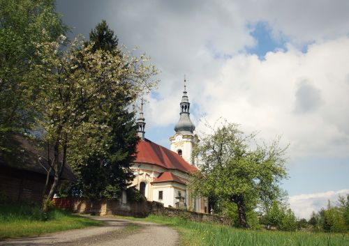 kytlice church spring