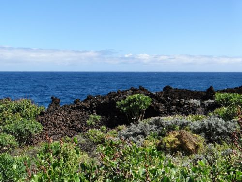 la palma canary island cliffs