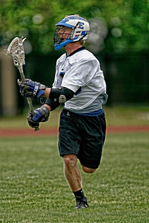 lacrosse action player