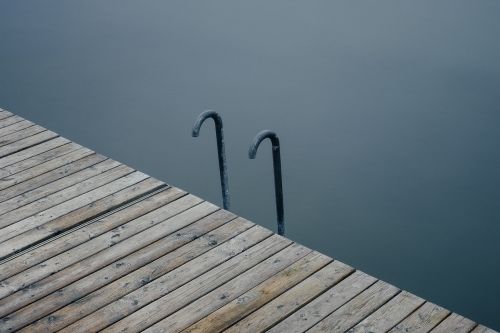 ladder swimming jetty