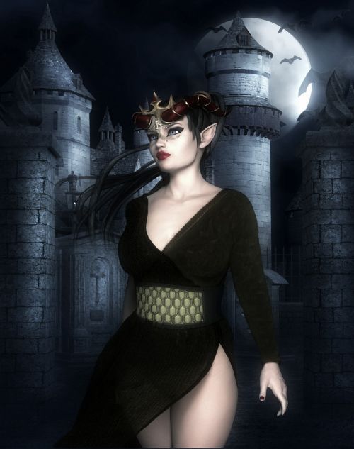 lady castle dark