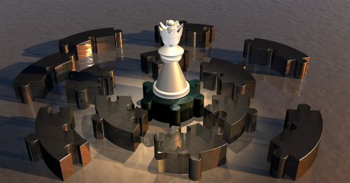 puzzle lady chess piece