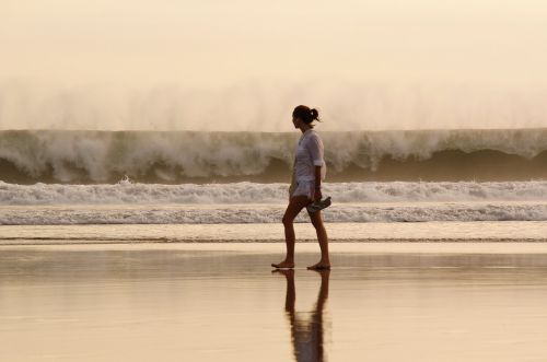 lady beach summer