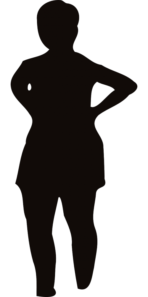 lady silhouette woman