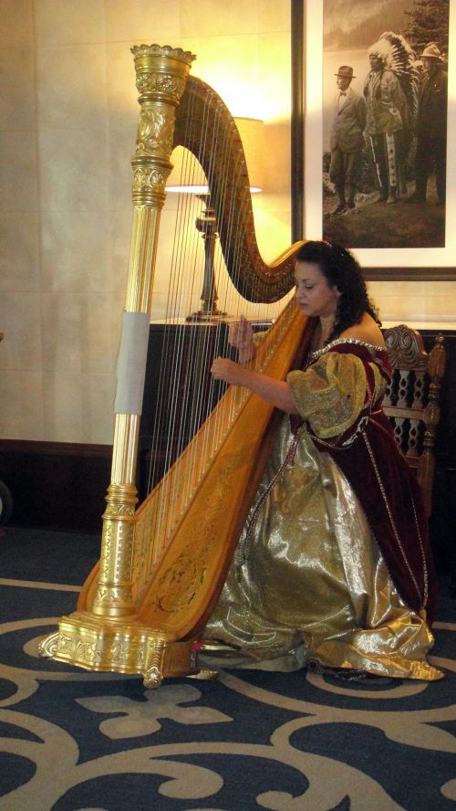 Lady With Harps