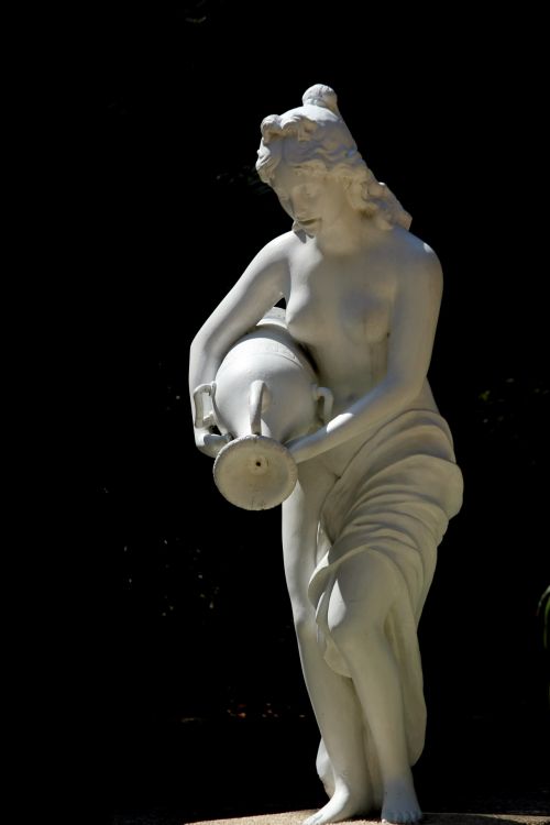 Lady With Jar Statue
